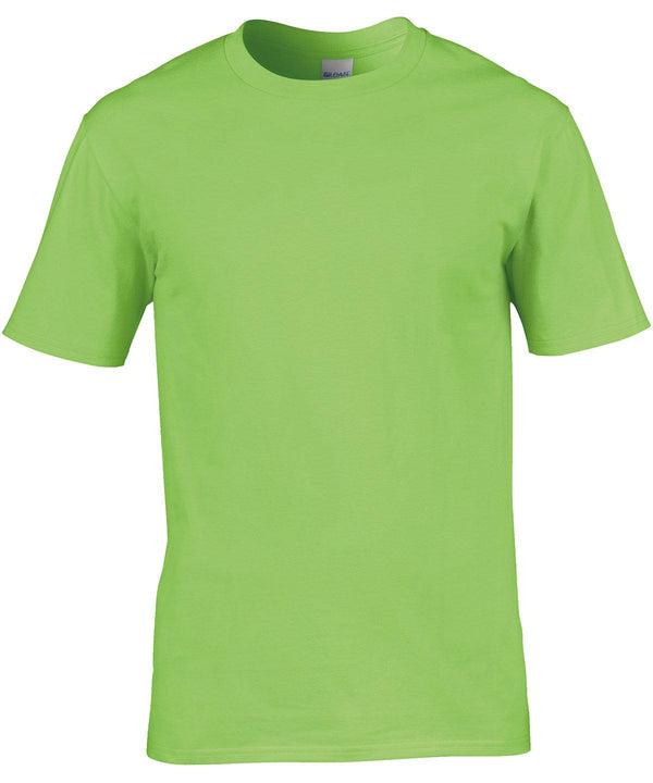 Lime - Premium Cotton® t-shirt T-Shirts Gildan Merch, Must Haves, Raladeal - Recently Added, T-Shirts & Vests Schoolwear Centres