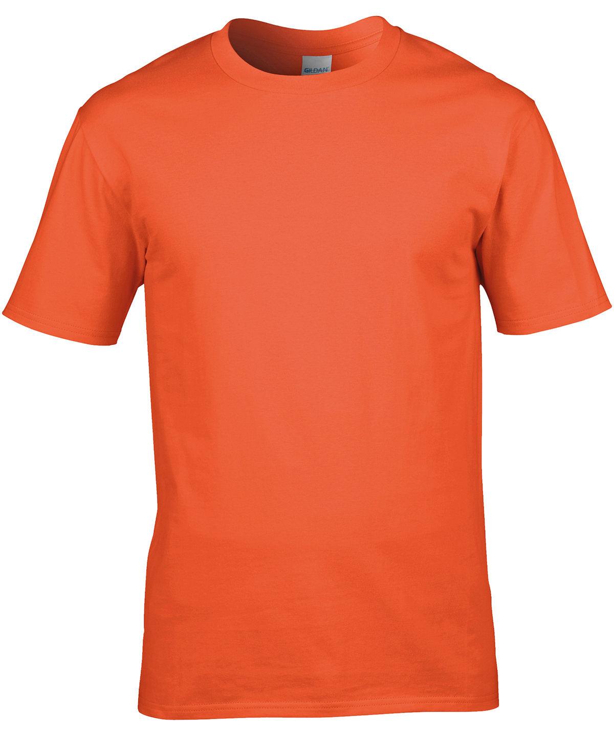 Orange - Premium Cotton® t-shirt T-Shirts Gildan Merch, Must Haves, Raladeal - Recently Added, T-Shirts & Vests Schoolwear Centres