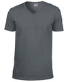 Charcoal - Softstyle™ v-neck t-shirt T-Shirts Gildan Must Haves, Raladeal - Recently Added, T-Shirts & Vests Schoolwear Centres