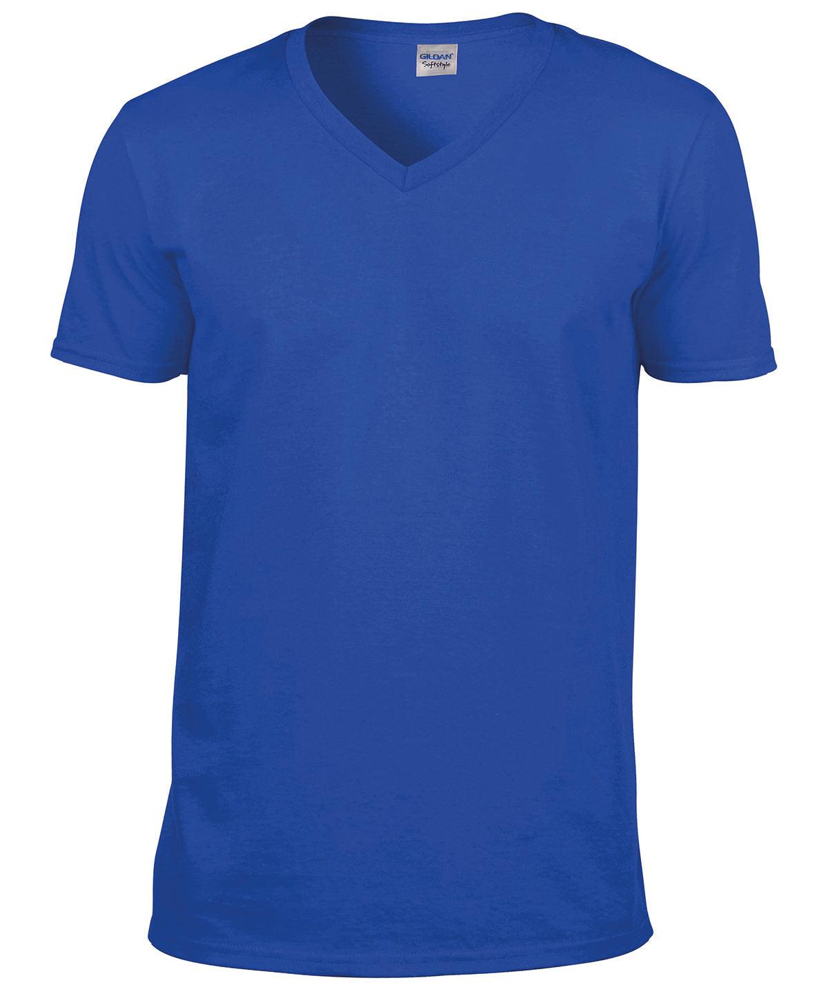 Royal - Softstyle™ v-neck t-shirt T-Shirts Gildan Must Haves, Raladeal - Recently Added, T-Shirts & Vests Schoolwear Centres