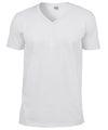 White - Softstyle™ v-neck t-shirt T-Shirts Gildan Must Haves, Raladeal - Recently Added, T-Shirts & Vests Schoolwear Centres