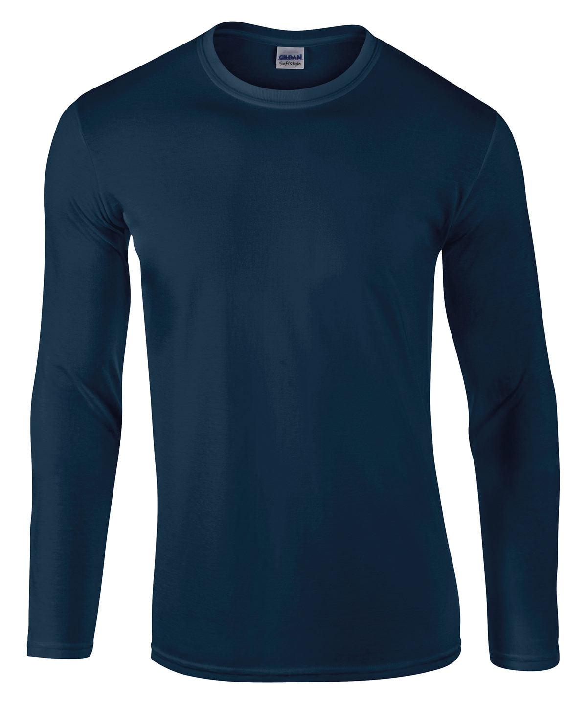 Navy - Softstyle™ long sleeve t-shirt T-Shirts Gildan Must Haves, T-Shirts & Vests Schoolwear Centres