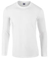 White - Softstyle™ long sleeve t-shirt T-Shirts Gildan Must Haves, T-Shirts & Vests Schoolwear Centres