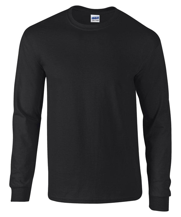 Black - Ultra Cotton™ adult long sleeve t-shirt T-Shirts Gildan Merch, Must Haves, T-Shirts & Vests Schoolwear Centres
