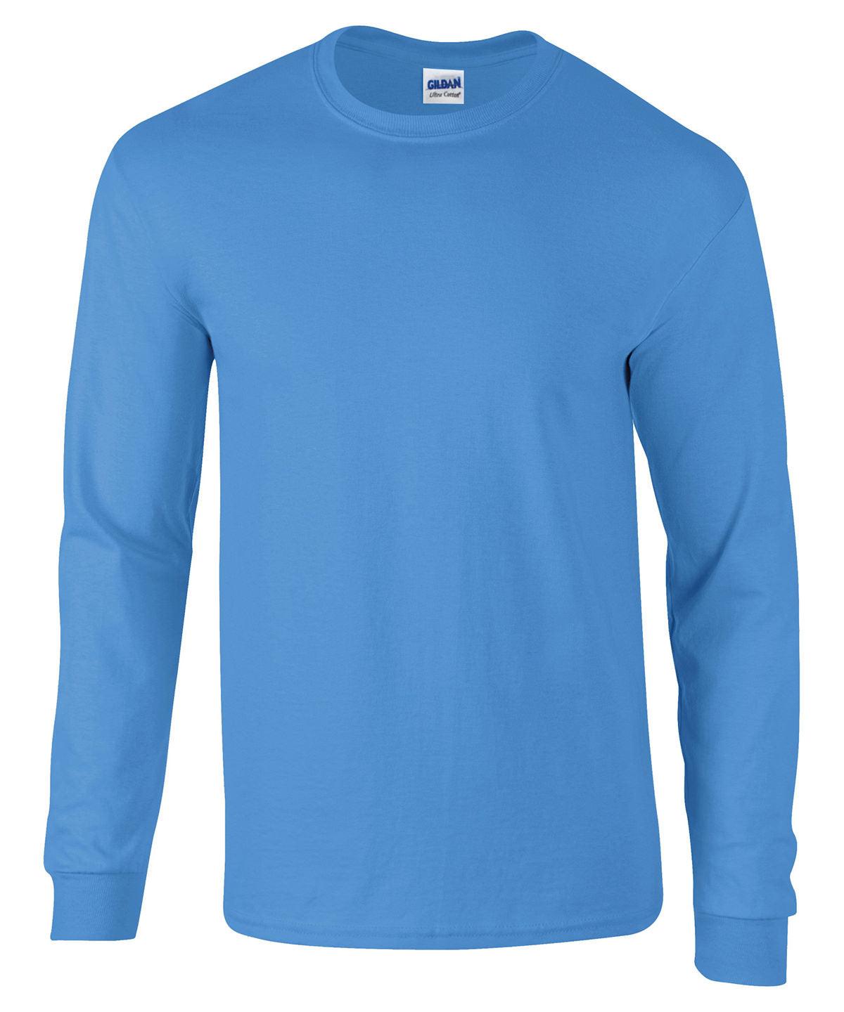 Carolina Blue - Ultra Cotton™ adult long sleeve t-shirt T-Shirts Gildan Merch, Must Haves, T-Shirts & Vests Schoolwear Centres