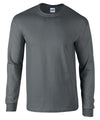Charcoal - Ultra Cotton™ adult long sleeve t-shirt T-Shirts Gildan Merch, Must Haves, T-Shirts & Vests Schoolwear Centres