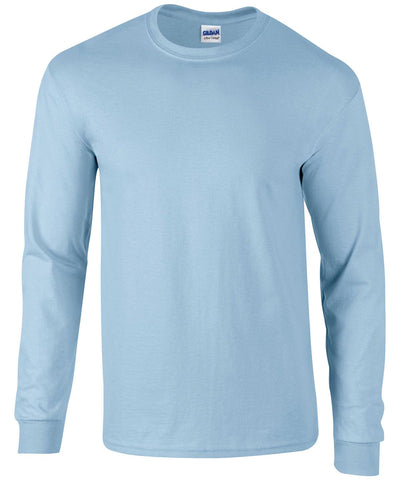 Light Blue - Ultra Cotton™ adult long sleeve t-shirt T-Shirts Gildan Merch, Must Haves, T-Shirts & Vests Schoolwear Centres