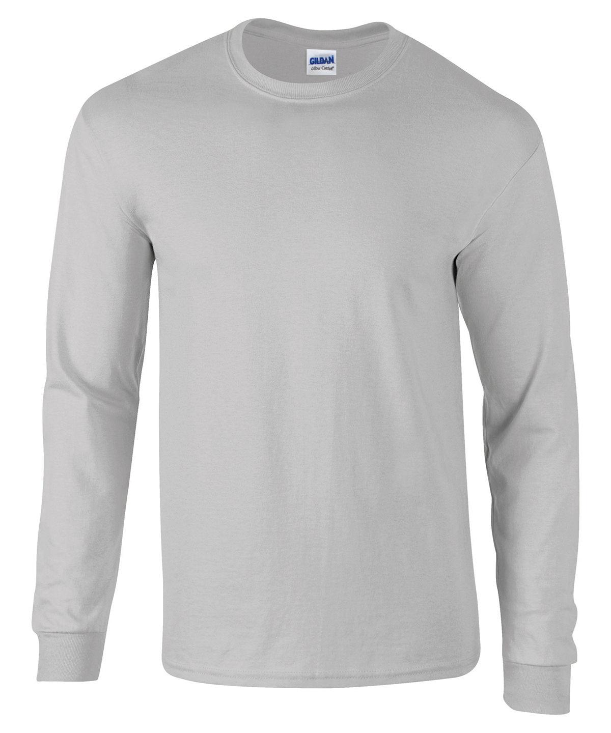 Sport Grey - Ultra Cotton™ adult long sleeve t-shirt T-Shirts Gildan Merch, Must Haves, T-Shirts & Vests Schoolwear Centres