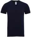 Navy - Premium Cotton® adult v-neck t-shirt T-Shirts Gildan Raladeal - Recently Added, T-Shirts & Vests Schoolwear Centres