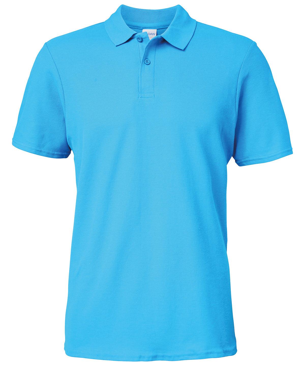 Sapphire - Softstyle™ adult double piqué polo Polos Gildan Must Haves, Polos & Casual, Raladeal - Recently Added, Rebrandable Schoolwear Centres