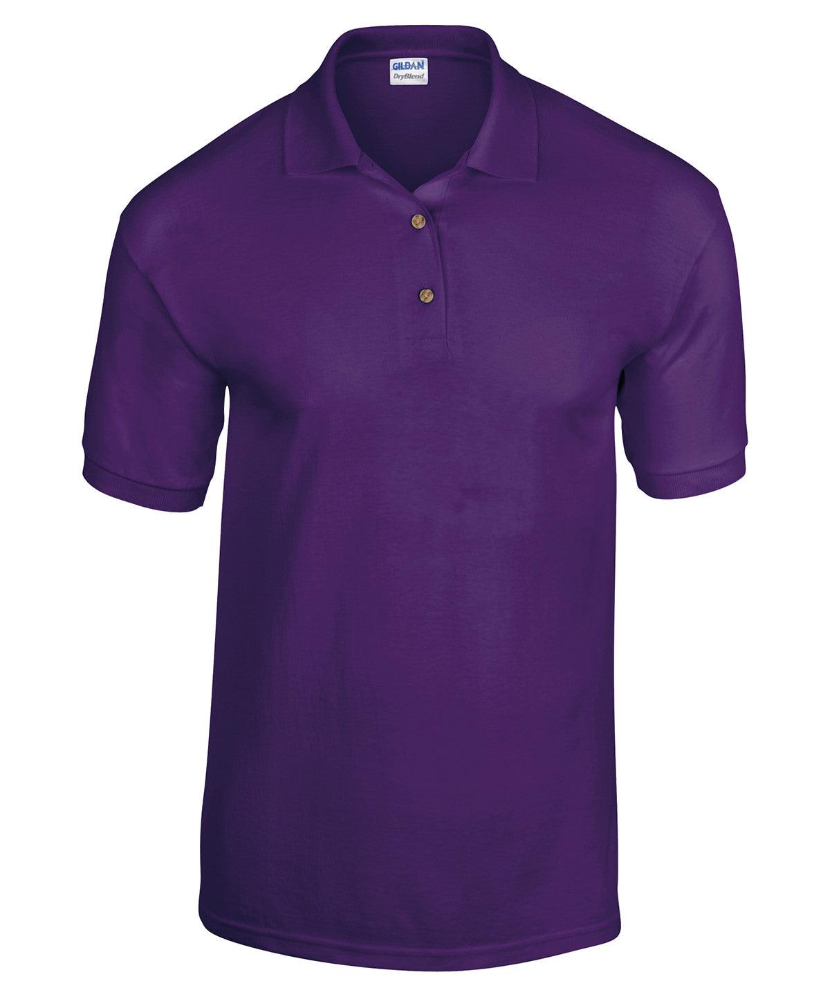 Purple - DryBlend® Jersey knit polo Polos Gildan Must Haves, Polos & Casual, Sports & Leisure Schoolwear Centres