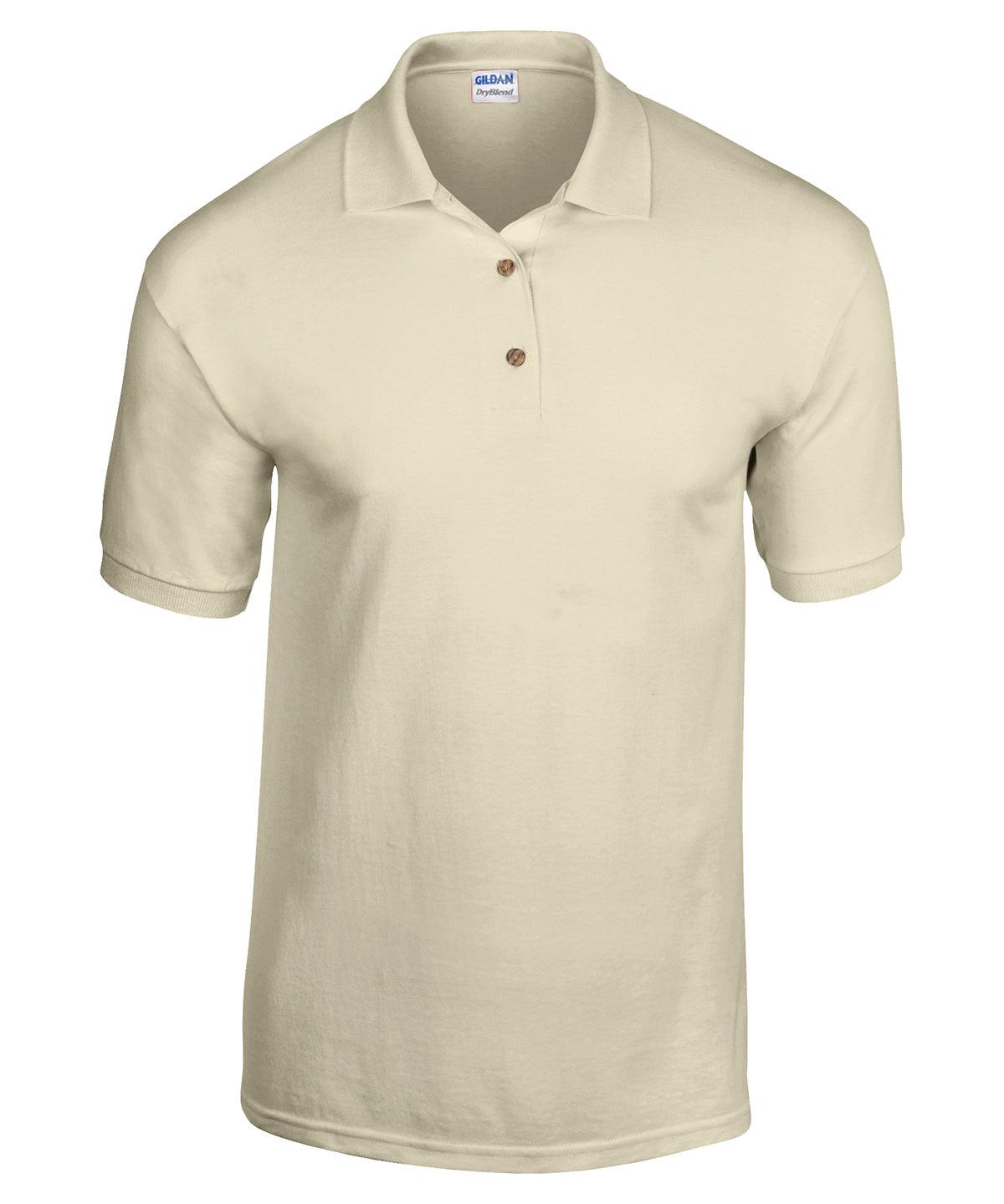 Sand - DryBlend® Jersey knit polo Polos Gildan Must Haves, Polos & Casual, Sports & Leisure Schoolwear Centres