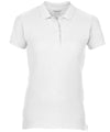 White - Women's Premium Cotton® double piqué sport shirt Polos Gildan Must Haves, Polos & Casual, Raladeal - Recently Added, Women's Fashion Schoolwear Centres