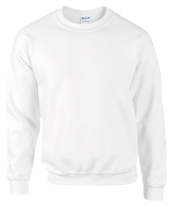 White - DryBlend® adult crew neck sweatshirt Sweatshirts Gildan Must Haves, Sweatshirts Schoolwear Centres