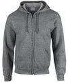 Graphite Heather - Heavy Blend™ full zip hooded sweatshirt Hoodies Gildan Hoodies, Must Haves, Plus Sizes Schoolwear Centres