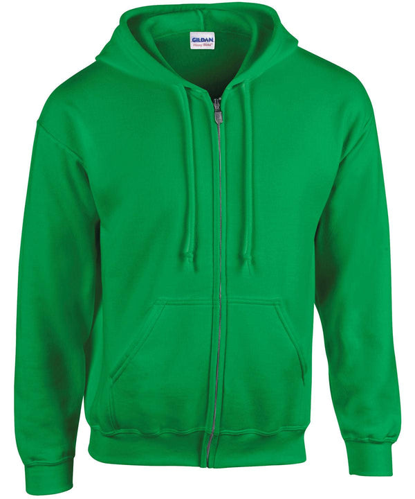 Irish Green - Heavy Blend™ full zip hooded sweatshirt Hoodies Gildan Hoodies, Must Haves, Plus Sizes Schoolwear Centres