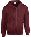 Maroon - Heavy Blend™ full zip hooded sweatshirt Hoodies Gildan Hoodies, Must Haves, Plus Sizes Schoolwear Centres