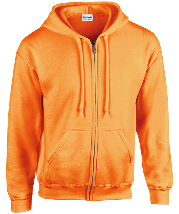 Safety Orange - Heavy Blend™ full zip hooded sweatshirt Hoodies Gildan Hoodies, Must Haves, Plus Sizes Schoolwear Centres