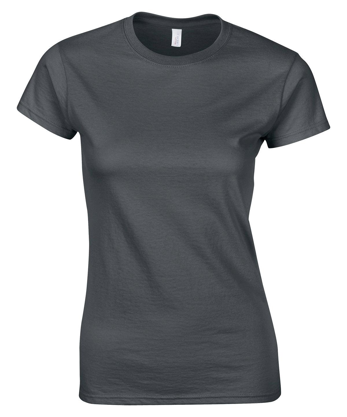 Charcoal - Softstyle™ women's ringspun t-shirt T-Shirts Gildan Must Haves, Raladeal - Recently Added, T-Shirts & Vests Schoolwear Centres