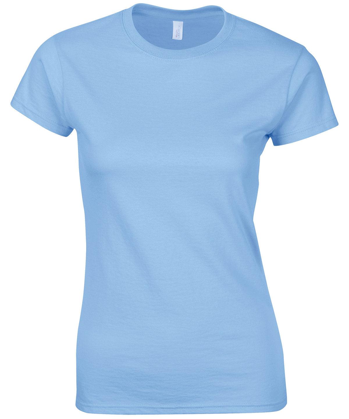 Light Blue - Softstyle™ women's ringspun t-shirt T-Shirts Gildan Must Haves, Raladeal - Recently Added, T-Shirts & Vests Schoolwear Centres