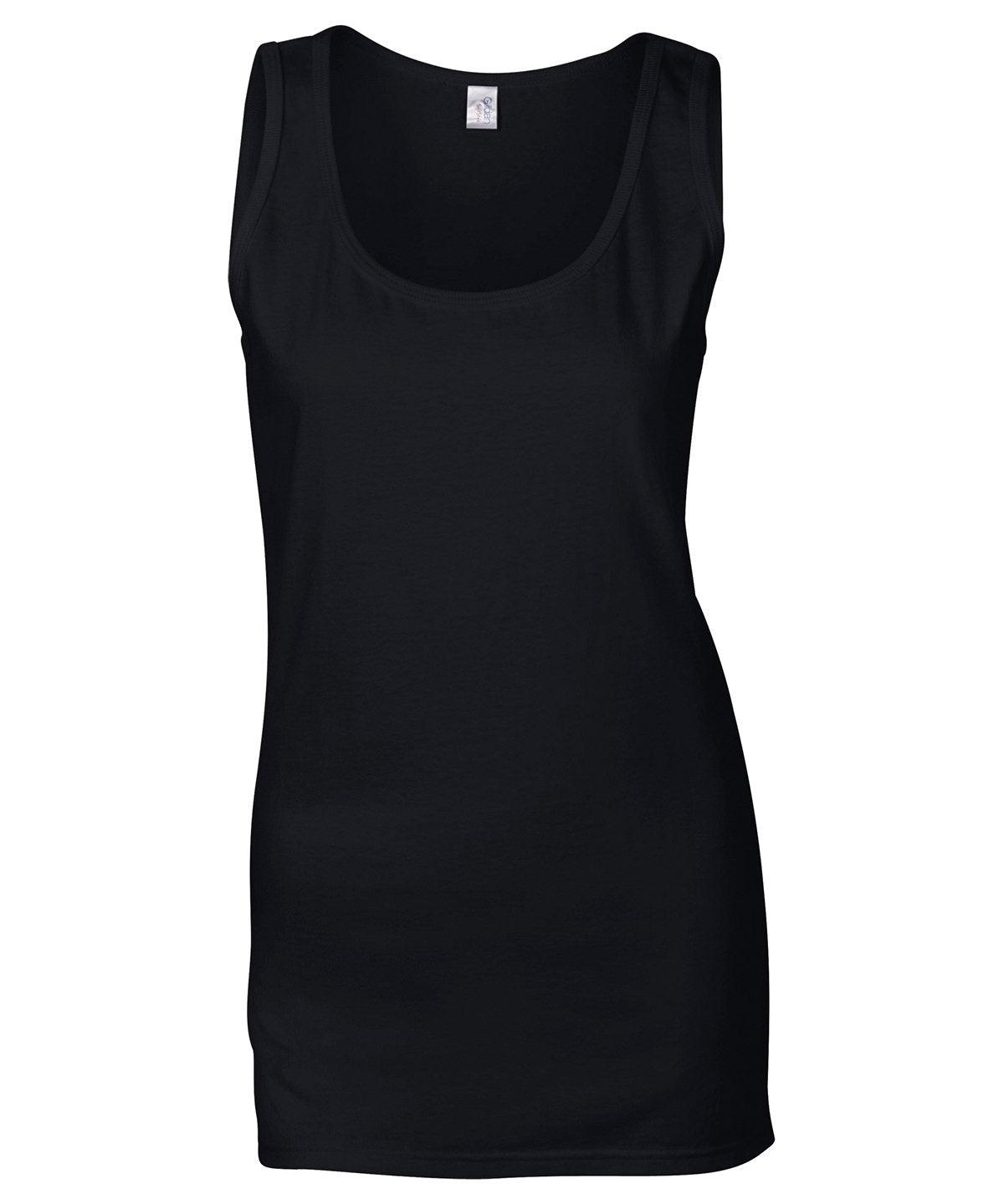 Black - Softstyle™ women's tank top Vests Gildan Must Haves, T-Shirts & Vests, Women's Fashion Schoolwear Centres