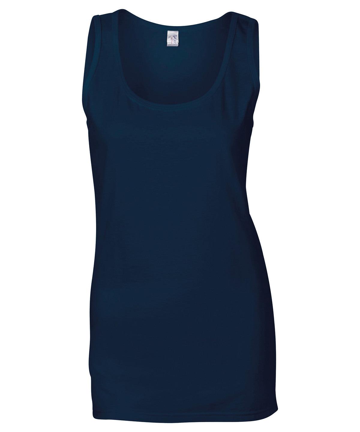 Navy - Softstyle™ women's tank top Vests Gildan Must Haves, T-Shirts & Vests, Women's Fashion Schoolwear Centres