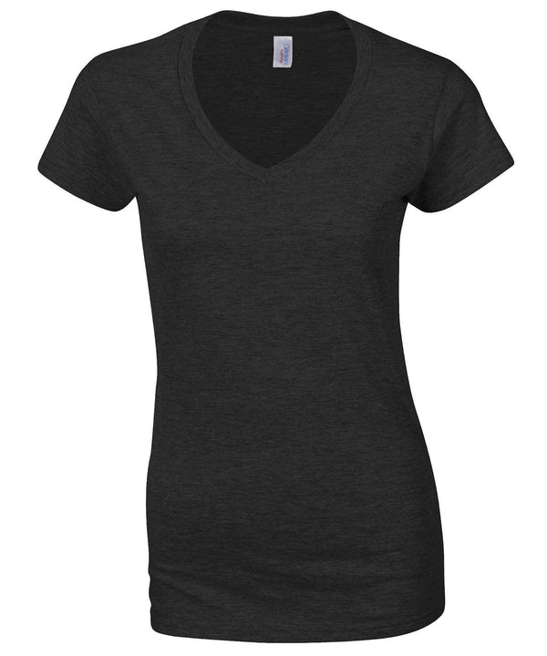 Black - Softstyle™ women's v-neck t-shirt T-Shirts Gildan T-Shirts & Vests, Women's Fashion Schoolwear Centres