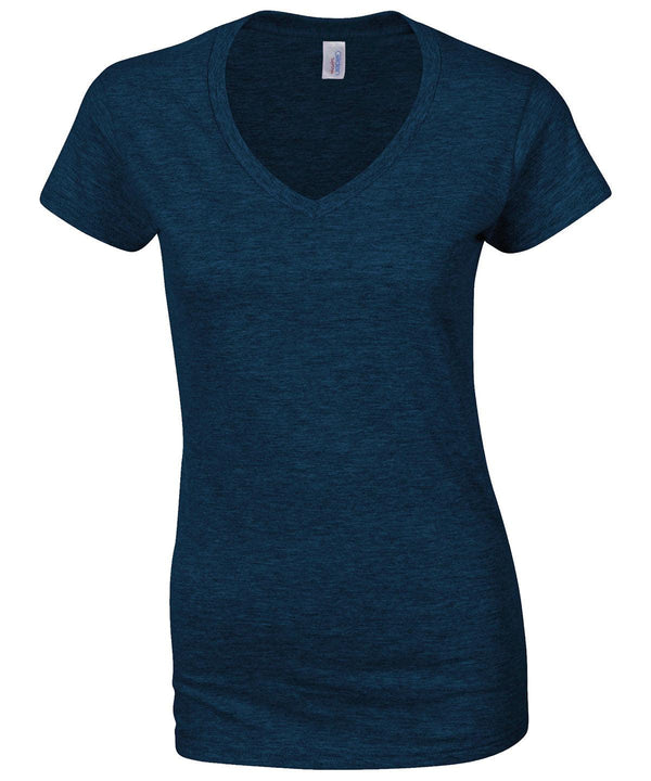 Navy - Softstyle™ women's v-neck t-shirt T-Shirts Gildan T-Shirts & Vests, Women's Fashion Schoolwear Centres