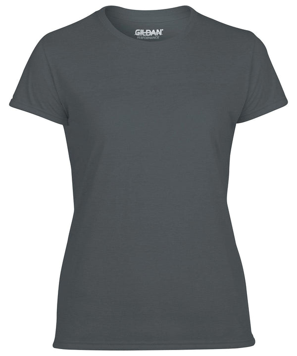 Charcoal - Women's Gildan® Performance® t-shirt T-Shirts Gildan Activewear & Performance, T-Shirts & Vests Schoolwear Centres