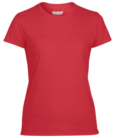 Red - Women's Gildan® Performance® t-shirt T-Shirts Gildan Activewear & Performance, T-Shirts & Vests Schoolwear Centres