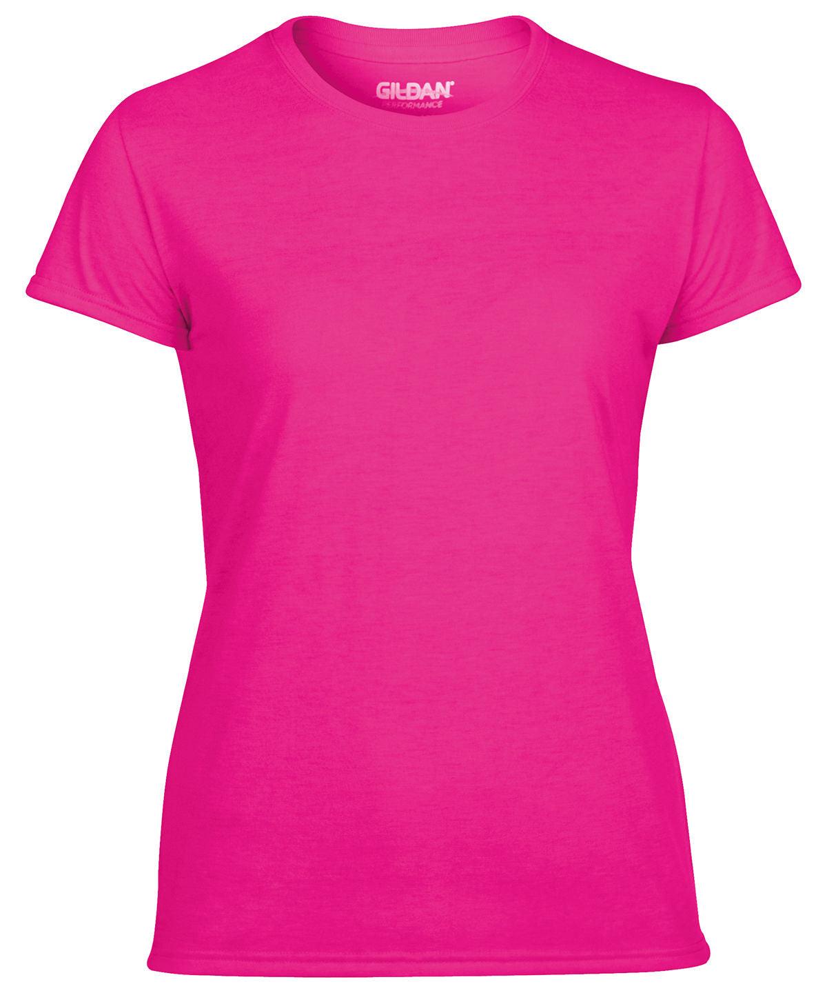 Safety Pink - Women's Gildan® Performance® t-shirt T-Shirts Gildan Activewear & Performance, T-Shirts & Vests Schoolwear Centres