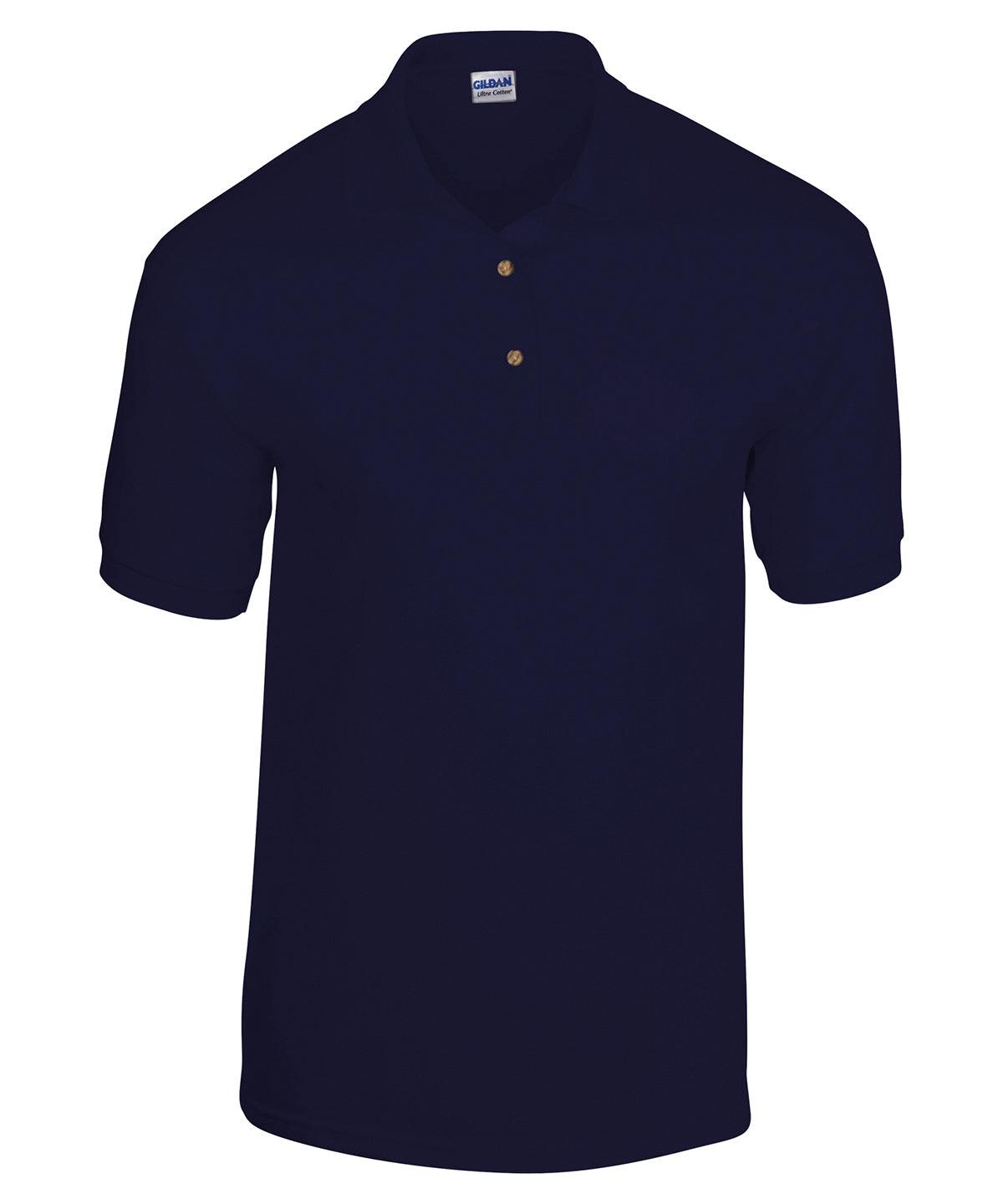 Navy - Kids DryBlend® Jersey knit polo Polos Gildan Junior Schoolwear Centres