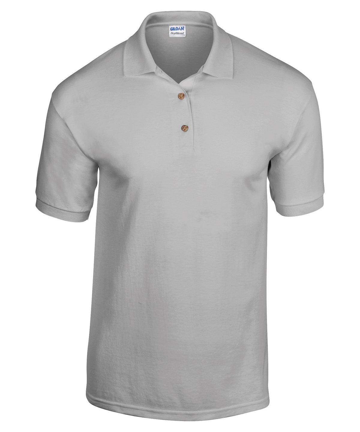 Sport Grey - Kids DryBlend® Jersey knit polo Polos Gildan Junior Schoolwear Centres