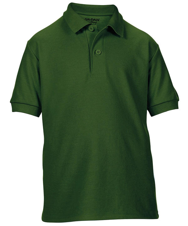 Forest Green - DryBlend® youth double piqué sports shirt Polos Gildan Junior, Polos & Casual, Sale Schoolwear Centres