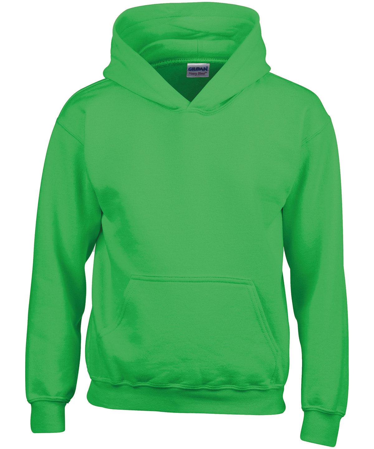 Irish Green - Heavy Blend™ youth hooded sweatshirt Hoodies Gildan Hoodies, Junior, Must Haves, Pastels and Tie Dye Schoolwear Centres