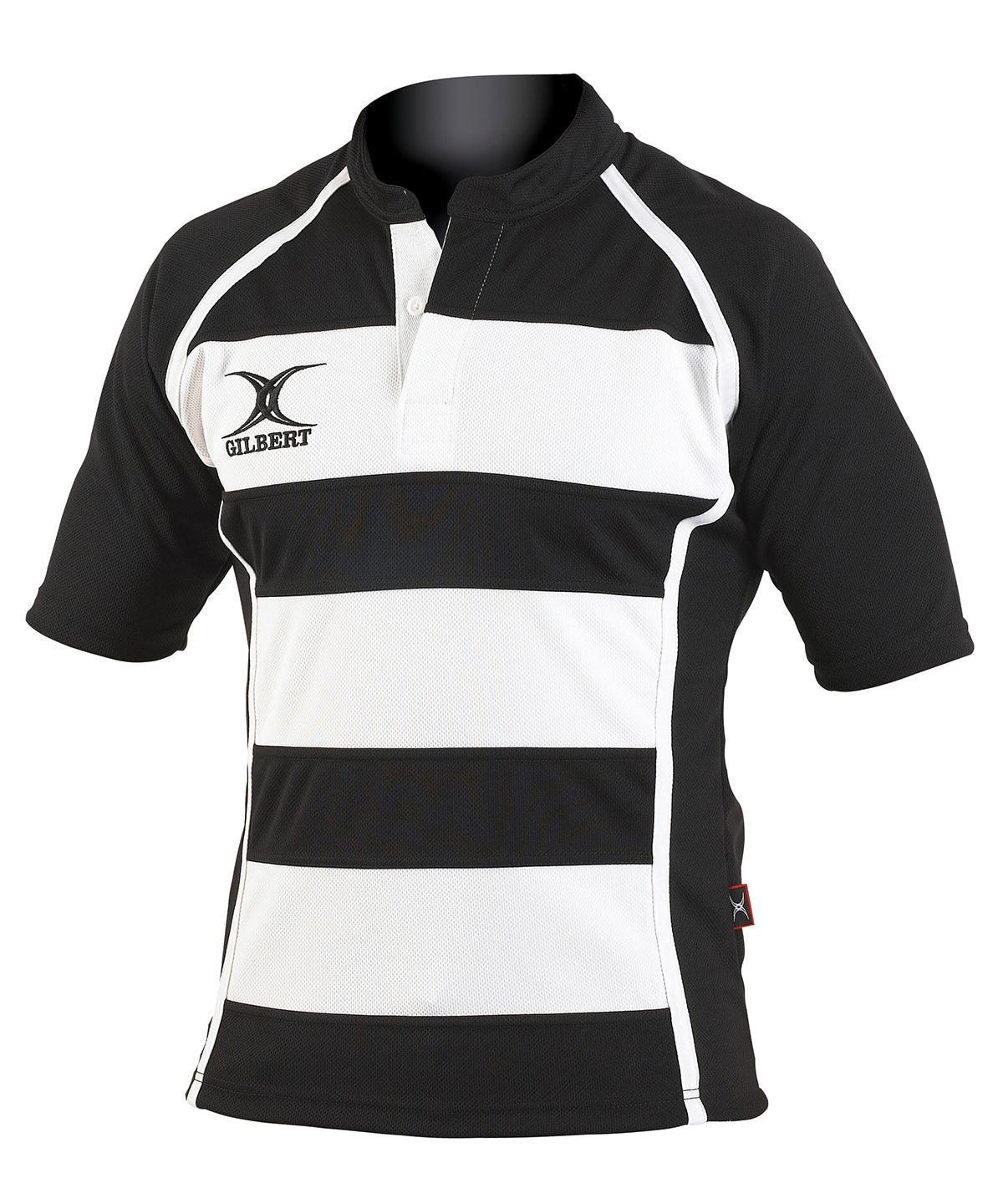 Black/White Hoops - Adult Xact match shirt T-Shirts Last Chance to Buy Plus Sizes, Sports & Leisure, T-Shirts & Vests Schoolwear Centres