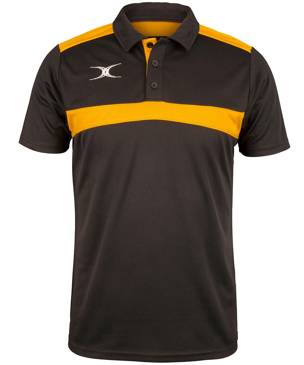 Black/Gold - Photon polo shirt Polos Last Chance to Buy Activewear & Performance, Athleisurewear, Back to Fitness, Polos & Casual, Sports & Leisure Schoolwear Centres