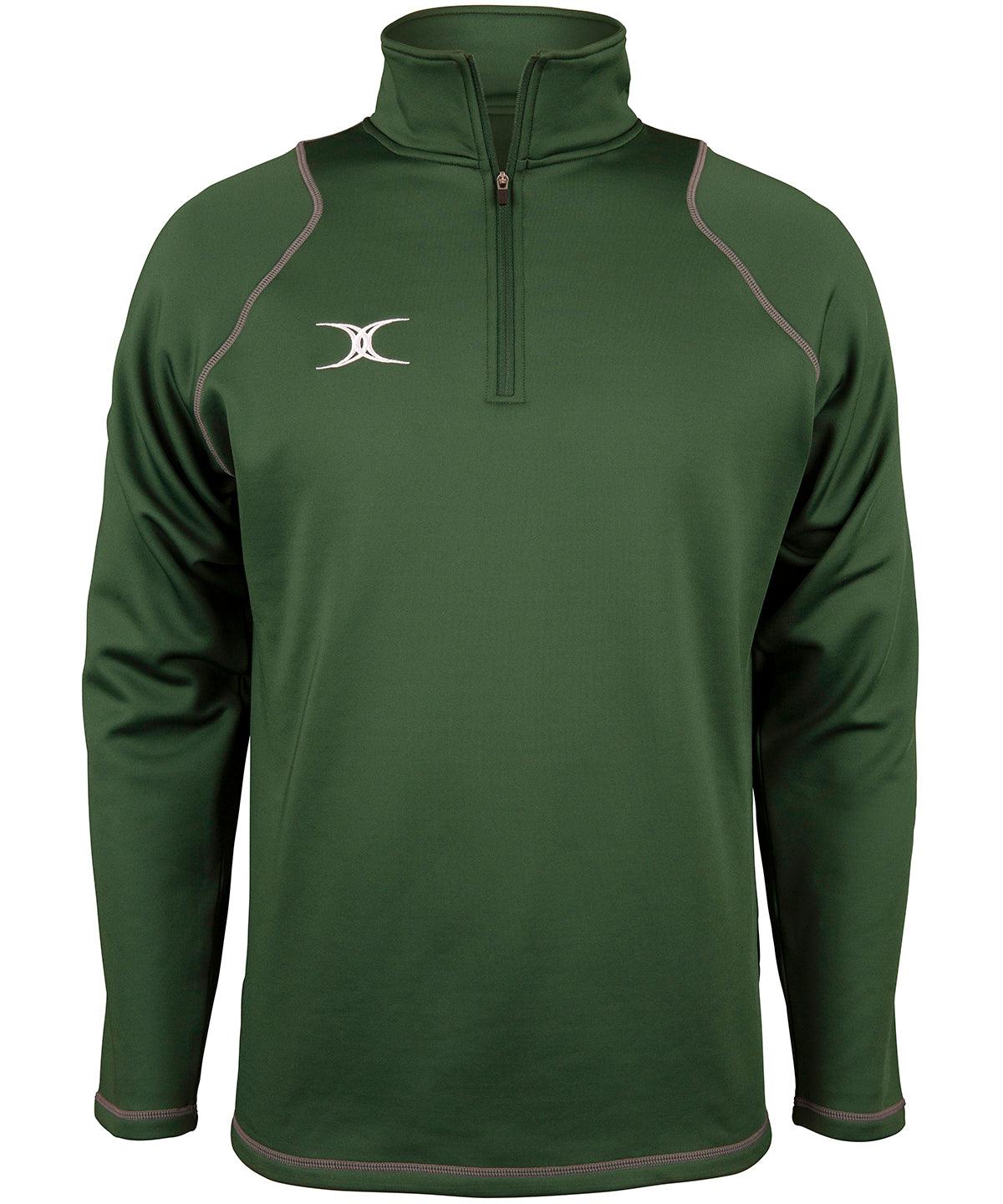 Deep Green - Quest half-zip fleece Sports Overtops Last Chance to Buy Activewear & Performance, Athleisurewear, Back to Fitness, Jackets & Coats, S/S 19 Trend Colours, Sports & Leisure Schoolwear Centres