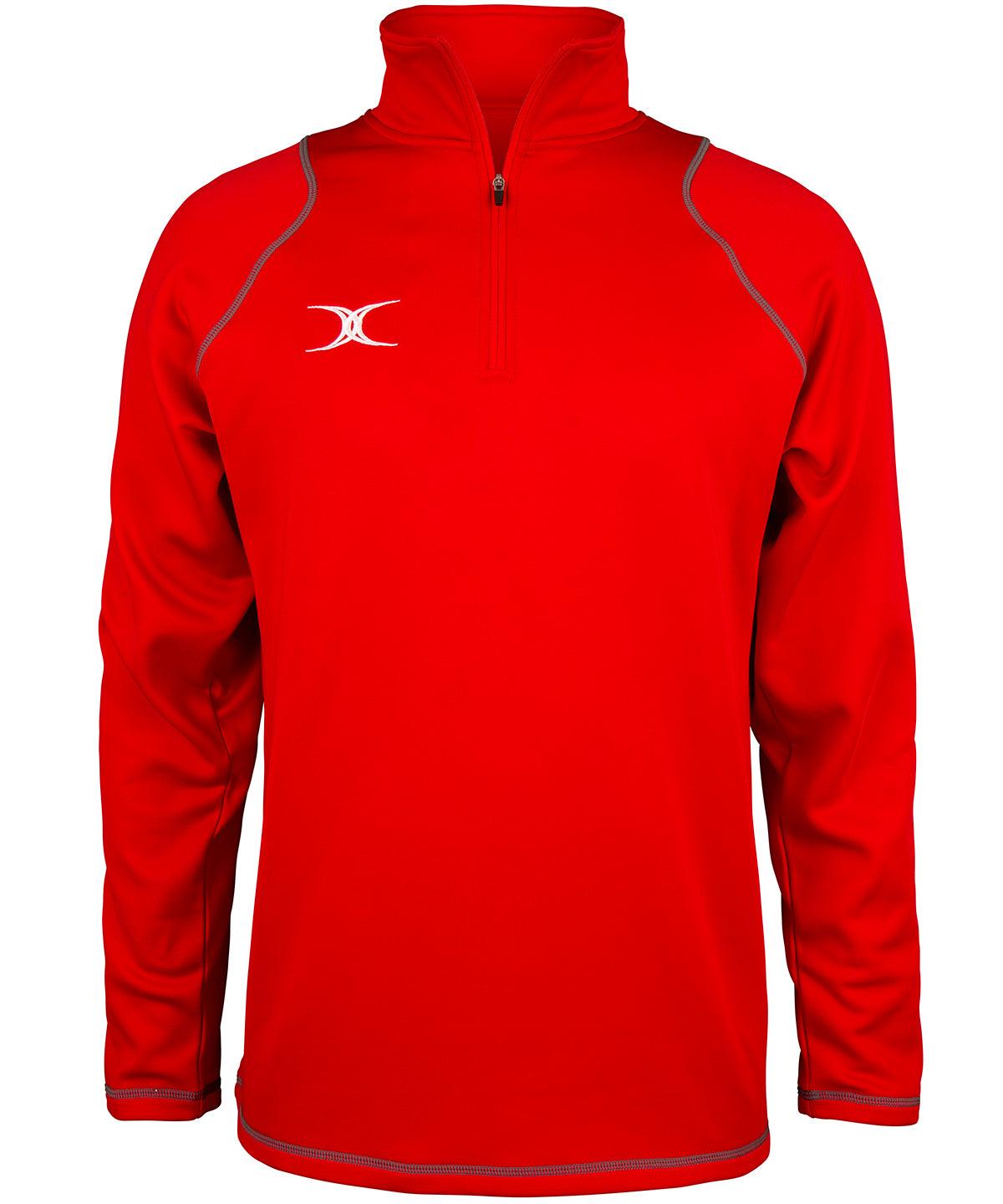 Red - Quest half-zip fleece Sports Overtops Last Chance to Buy Activewear & Performance, Athleisurewear, Back to Fitness, Jackets & Coats, S/S 19 Trend Colours, Sports & Leisure Schoolwear Centres