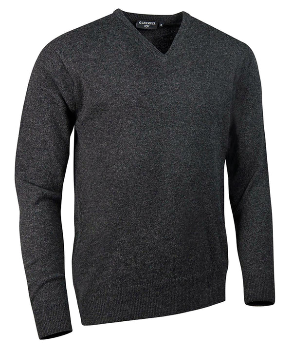 Charcoal - g.Lomond lambswool v-neck sweater (MKL5900VN-LOM) Sweatshirts Glenmuir Golf, Knitwear, Must Haves, New Colours For 2022, Raladeal - Recently Added, Sports & Leisure, Sweatshirts Schoolwear Centres