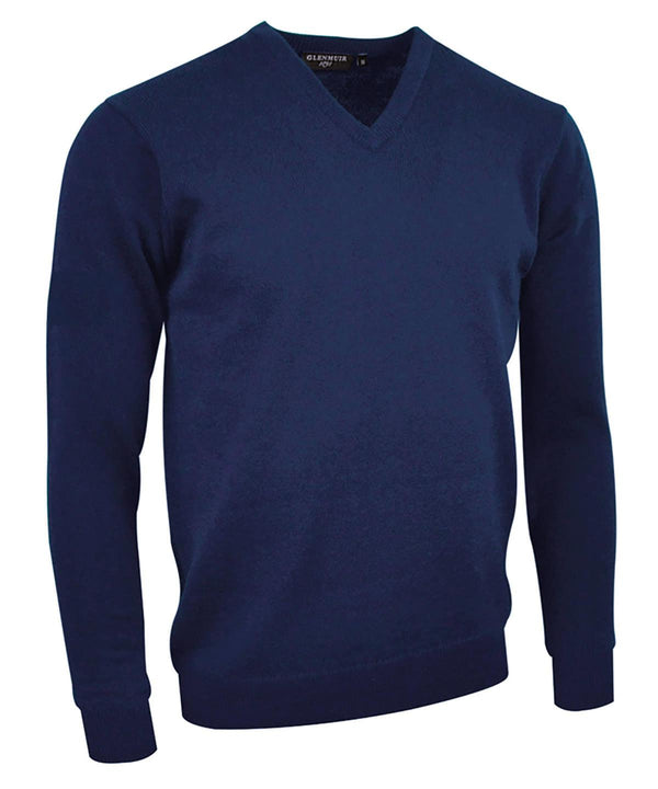 Navy - g.Lomond lambswool v-neck sweater (MKL5900VN-LOM) Sweatshirts Glenmuir Golf, Knitwear, Must Haves, New Colours For 2022, Raladeal - Recently Added, Sports & Leisure, Sweatshirts Schoolwear Centres