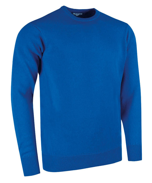 Ascot Blue - g.Morar lambswool crew neck sweater (MKL5902CN-MOR) Sweatshirts Glenmuir Activewear & Performance, Golf, Must Haves, New Colours For 2022, Raladeal - Recently Added, Sports & Leisure, Sweatshirts Schoolwear Centres