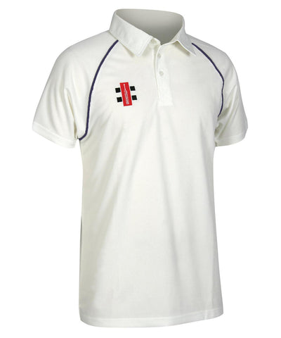 Ivory/Navy - Matrix short sleeve shirt Polos Last Chance to Buy Sports & Leisure Schoolwear Centres