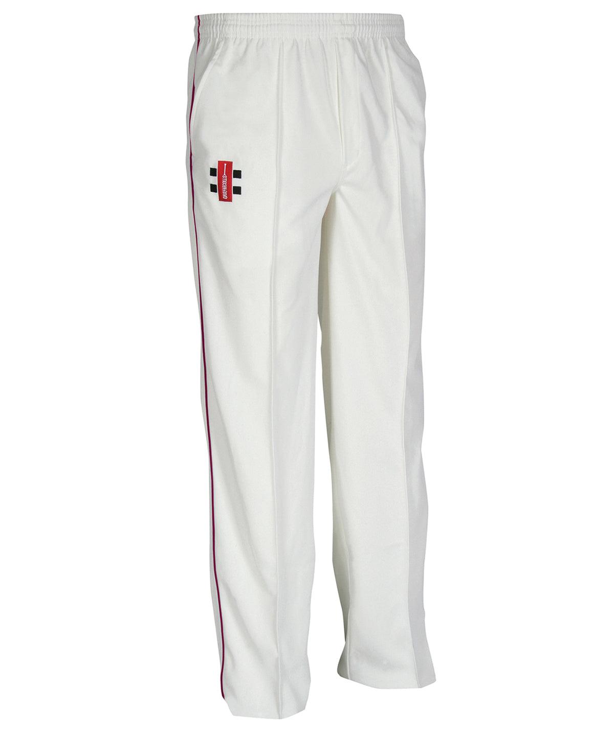 Ivory/Maroon - Kids Matrix trousers Trousers Last Chance to Buy Junior, Sports & Leisure Schoolwear Centres