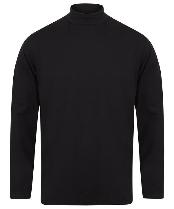 Navy - Long sleeve roll neck top Sweatshirts Henbury Knitwear, Sweatshirts Schoolwear Centres