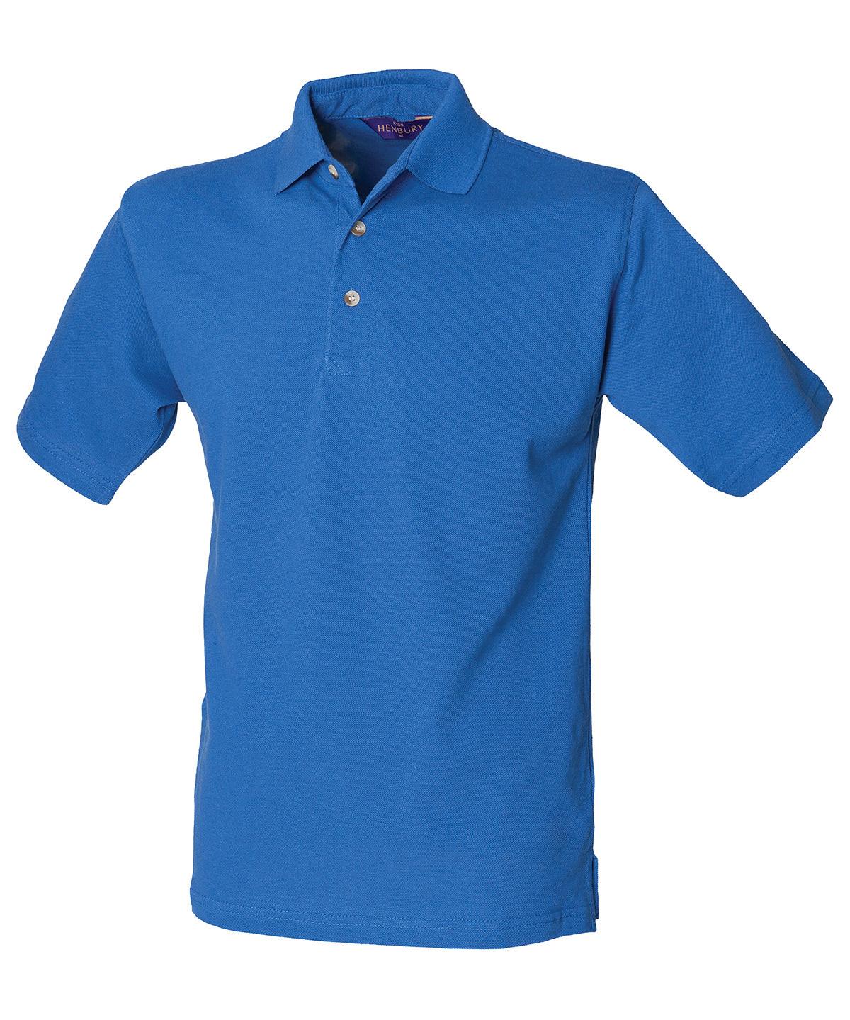 Royal* - Classic cotton piqué polo with stand-up collar Polos Henbury Must Haves, Plus Sizes, Polos & Casual, Raladeal - Recently Added, Workwear Schoolwear Centres