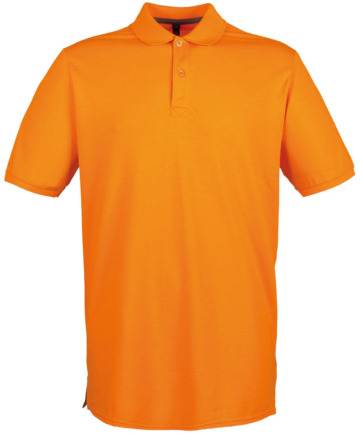 Bright Orange - Micro-fine piqué polo shirt Polos Henbury Must Haves, Plus Sizes, Polos & Casual, Raladeal - Recently Added, Rebrandable Schoolwear Centres