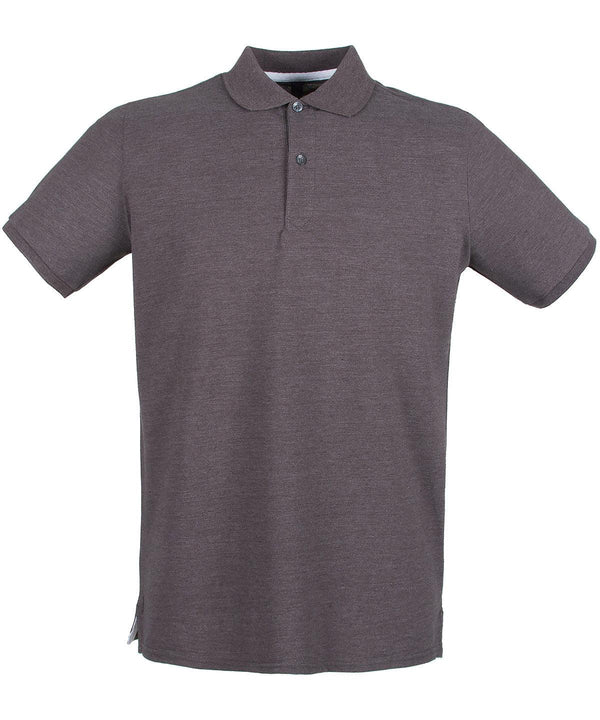 Charcoal - Micro-fine piqué polo shirt Polos Henbury Must Haves, Plus Sizes, Polos & Casual, Raladeal - Recently Added, Rebrandable Schoolwear Centres