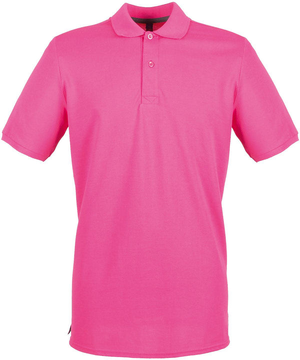 Fuchsia - Micro-fine piqué polo shirt Polos Henbury Must Haves, Plus Sizes, Polos & Casual, Raladeal - Recently Added, Rebrandable Schoolwear Centres