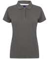 Women's micro-fine piqué polo shirt